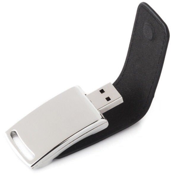 Deri USB Bellek 8745 (16GB - 32GB) Tek Yön UV Baskı  - 500 adet - 32GB Kapasite