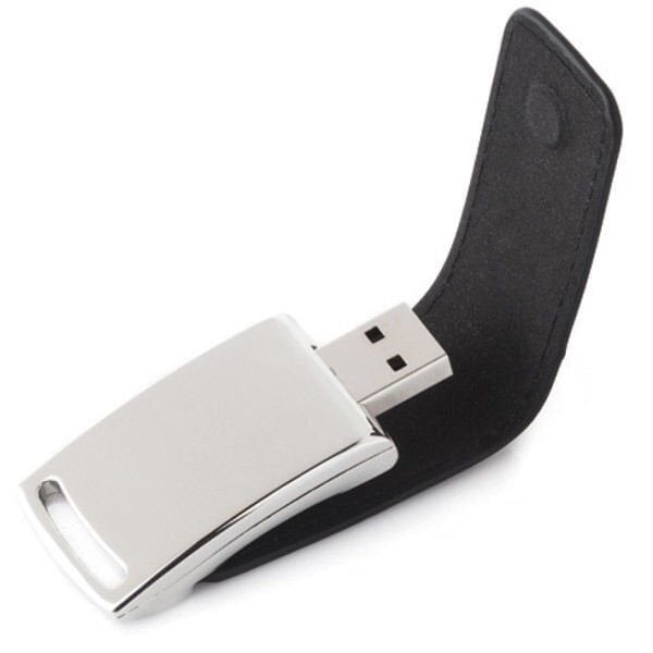 Deri USB Bellek 8745 (16GB - 32GB) Tek Yön Lazer Baskı  - 50 adet - 16GB Kapasite