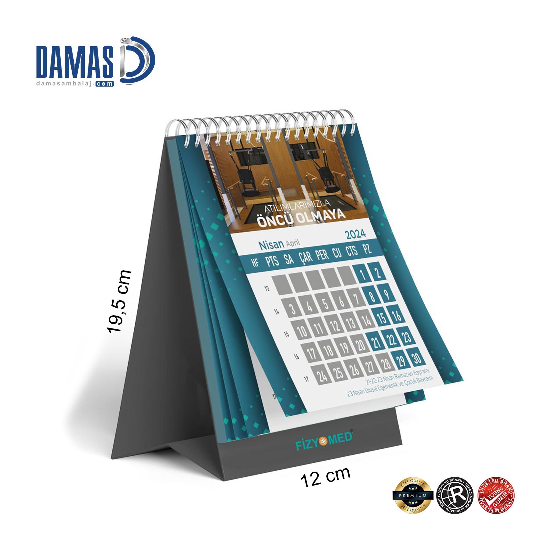 تقويم مكتبي مثلث
