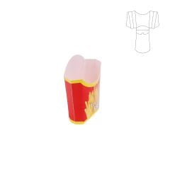Patates Kutusu Baskılı 20.000 adet - 8.2x5.2x11.3 cm