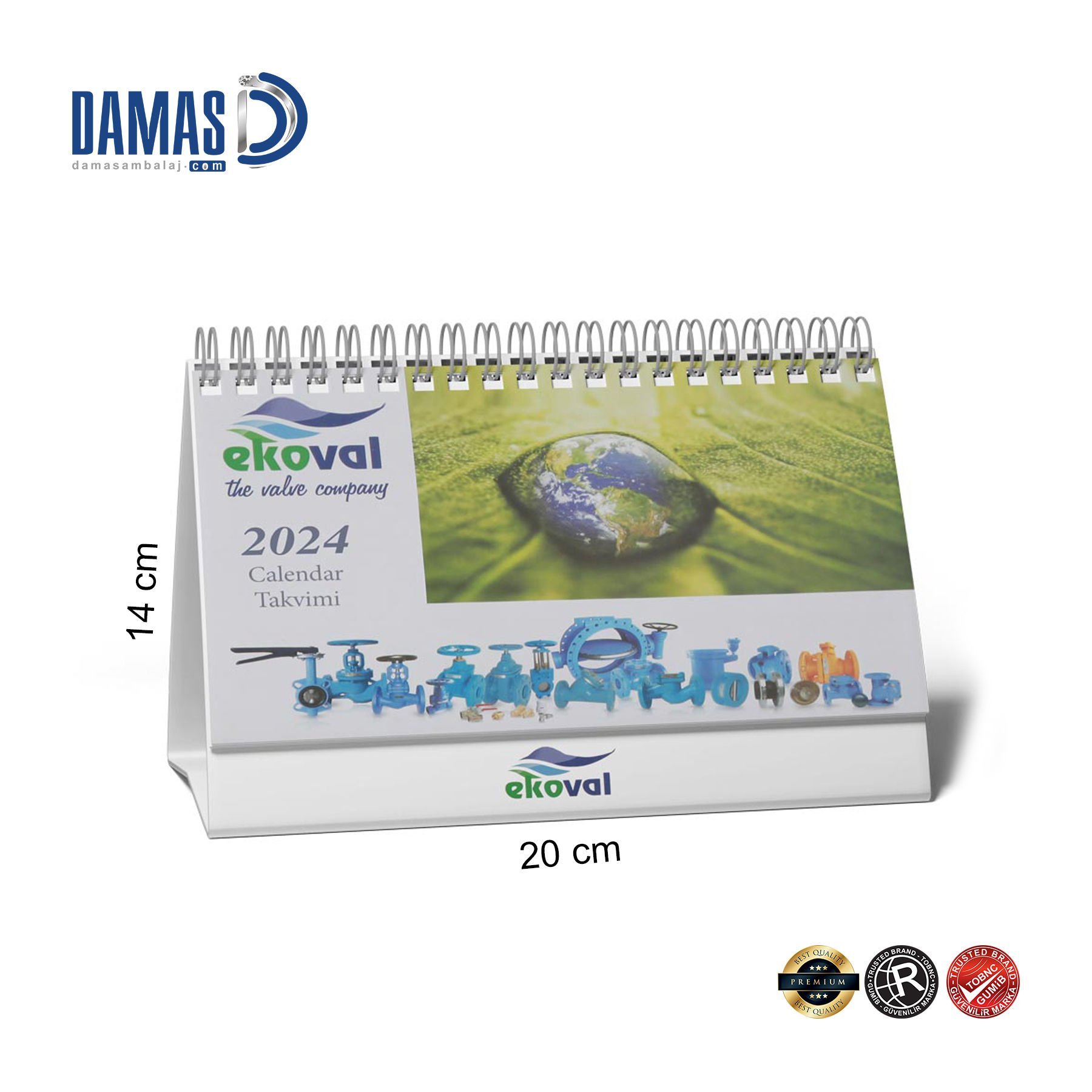 Triangle Desk Calendar (ALA-14)