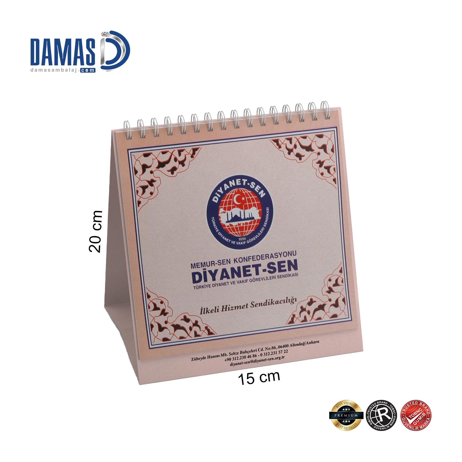 Triangle Desk Calendar (ALA-13)