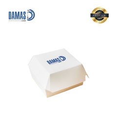 Hamburger Box White 130 x 130 x 100 - Unprinted - 250,000 pieces