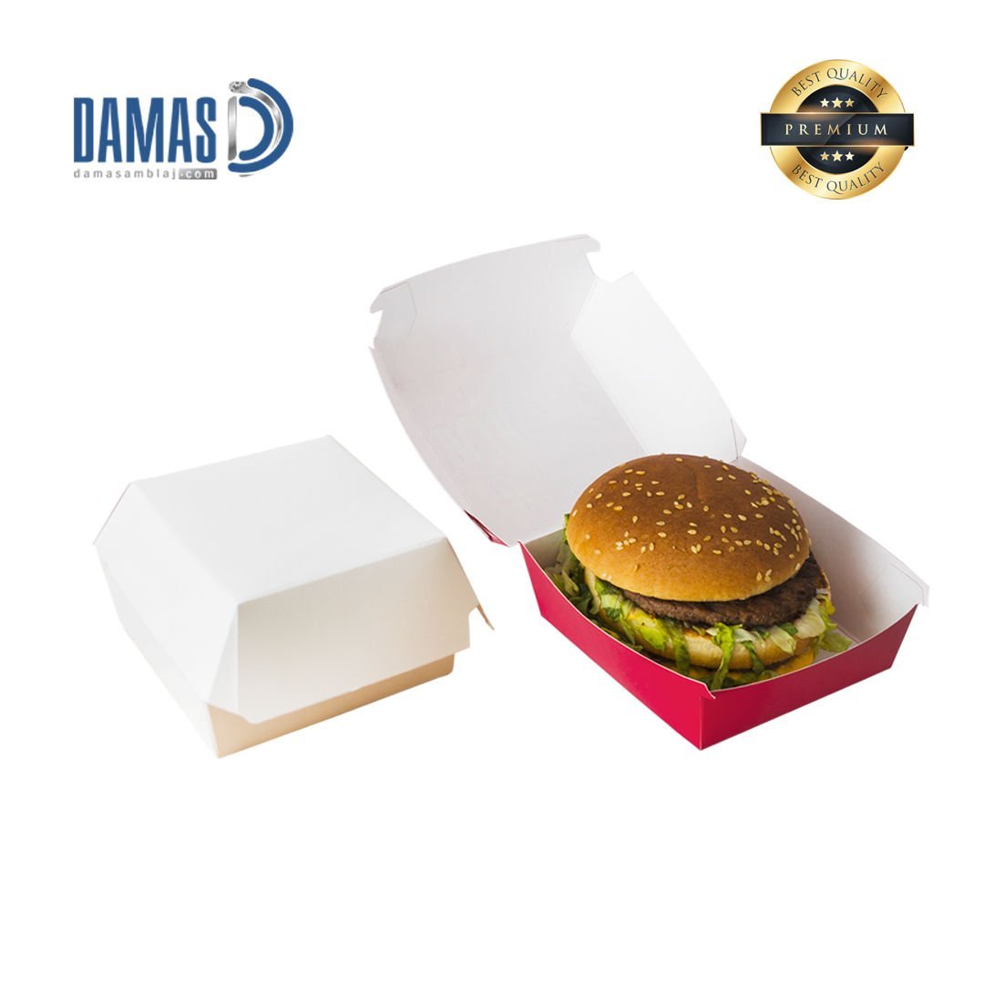 Burger Beyaz Kutusu ( Baskılı / Baskısız )