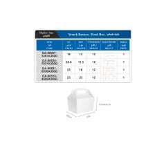 Saplı Karton Yemek Kutusu DMSYK-001