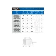 Saplı Karton Yemek Kutusu DMSYK-001