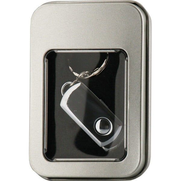 Metal USB Bellek 8125-16GB 32GB 16GB Kapasite - Tek Yön Lazer Baskı  - 100 adet