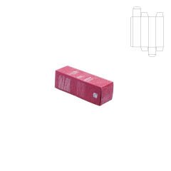 İlaç ve Kozmetik Kutusu KADK01 Amerikan Dip Kilit 2.000 adet - 5.3x5.3x16.2 cm - Mat Selefon + Kabartma Lak