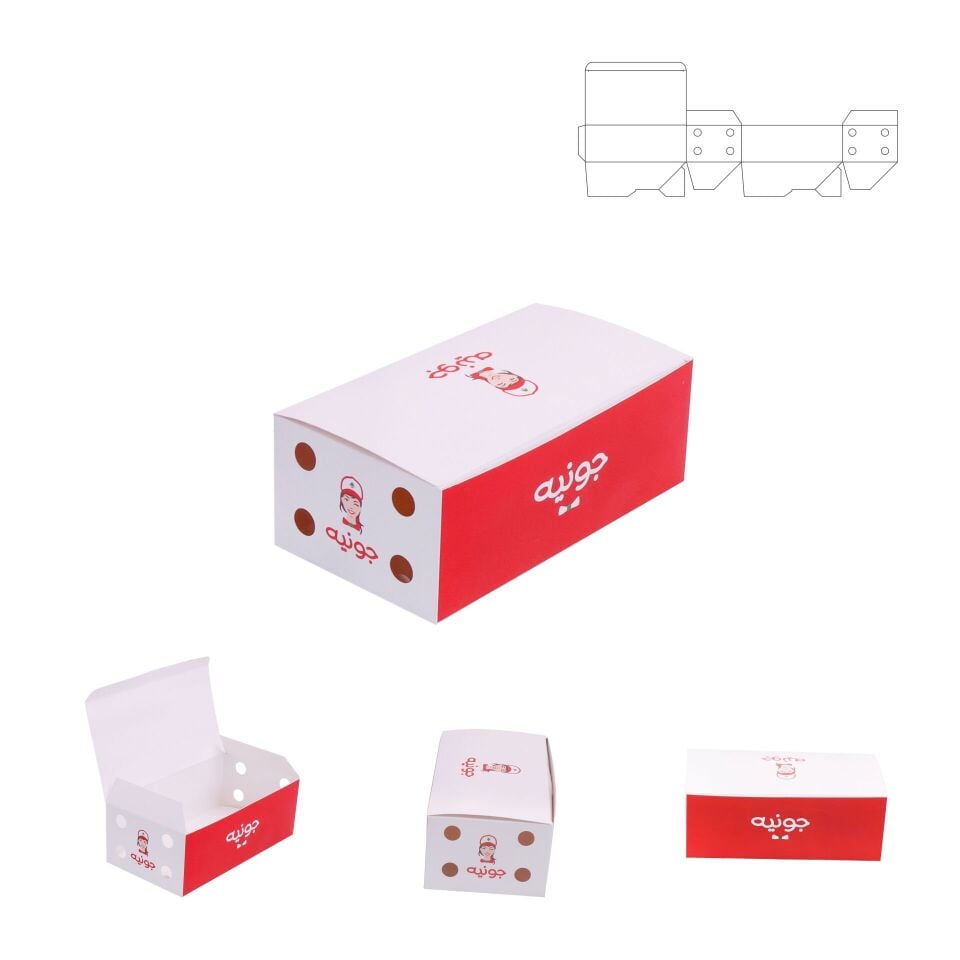 Karton Yemek Kutusu 27x8x8 cm - 5.000 adet - İç Selefonlu