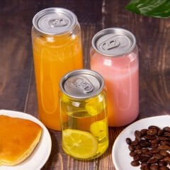 330 ml Metal Kapaklı Kısa Pet Kavanoz