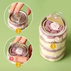 Metal Kapaklı PET Bardak/Kavanoz