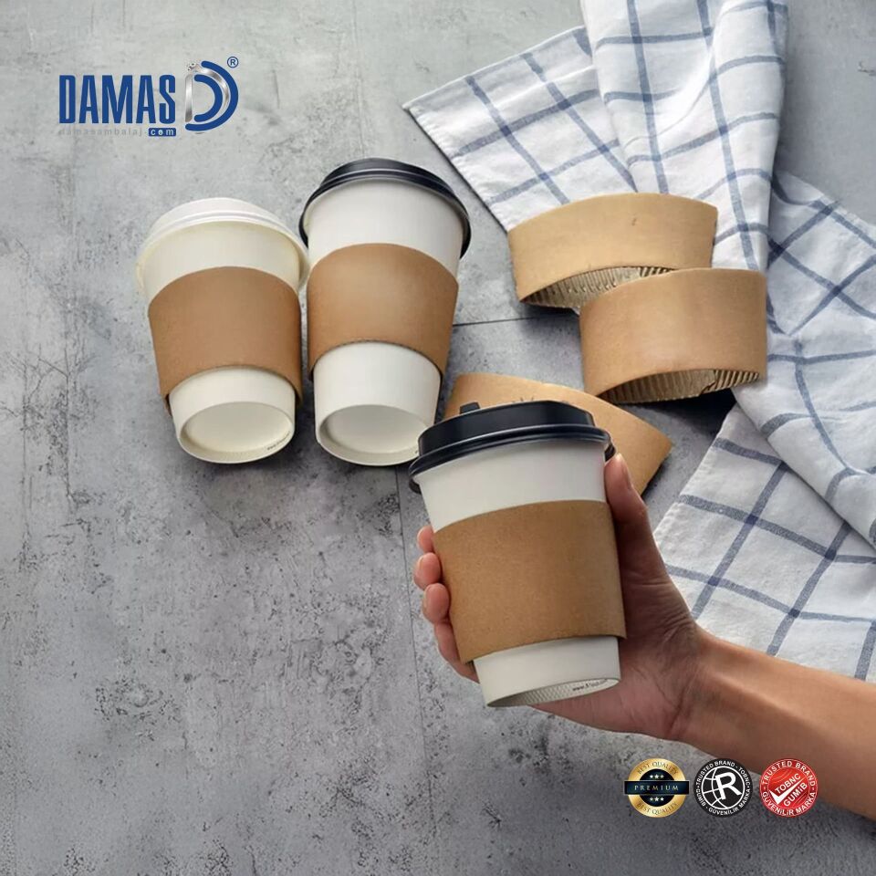 Karton Bardak Kılıfı (Baskısız) 5.000 adet - 8-9-12 oz