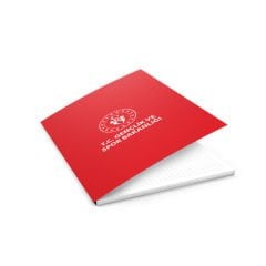 Kapak Geçmeli Yana Açılır Bloknot ( ALA-53 ) 1.000 adet  - 10x14.8 cm A6 - Parlak Selefon