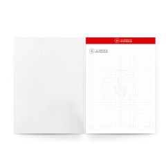 دفتر ملاحظات  طولي بغلاف