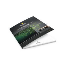 Kapak Geçmeli Yana Açılır Bloknot ( ALA-53 ) 1.000 adet  - 10x14.8 cm A6 - Parlak Selefon