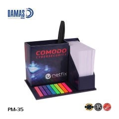 Cube Notepad with Pen Holder