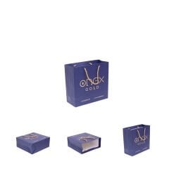 Printed Cardboard Bag with Rope (Medium)
