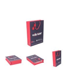 Printed Cardboard Bag with Rope (Medium)