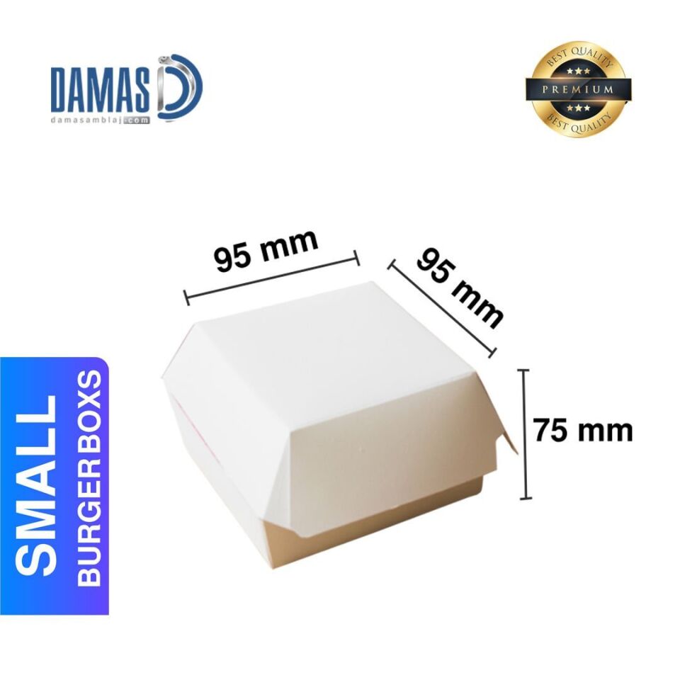 Hamburger Box White 9.5 x 9.5 x 7.5 - Unprinted - 250,000 pieces