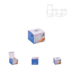 Karton Yemek Kutusu 27x8x8 cm - 5.000 adet - İç Selefonlu