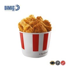 دلو كرتون للوجبات السريعة (مطبوعة)