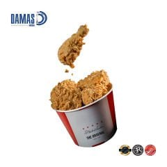 دلو كرتون للوجبات السريعة (مطبوعة)