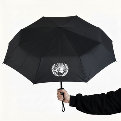 Aspendos Siyah Tam Otomatik Şemsiye (ÖZEL BASKI)