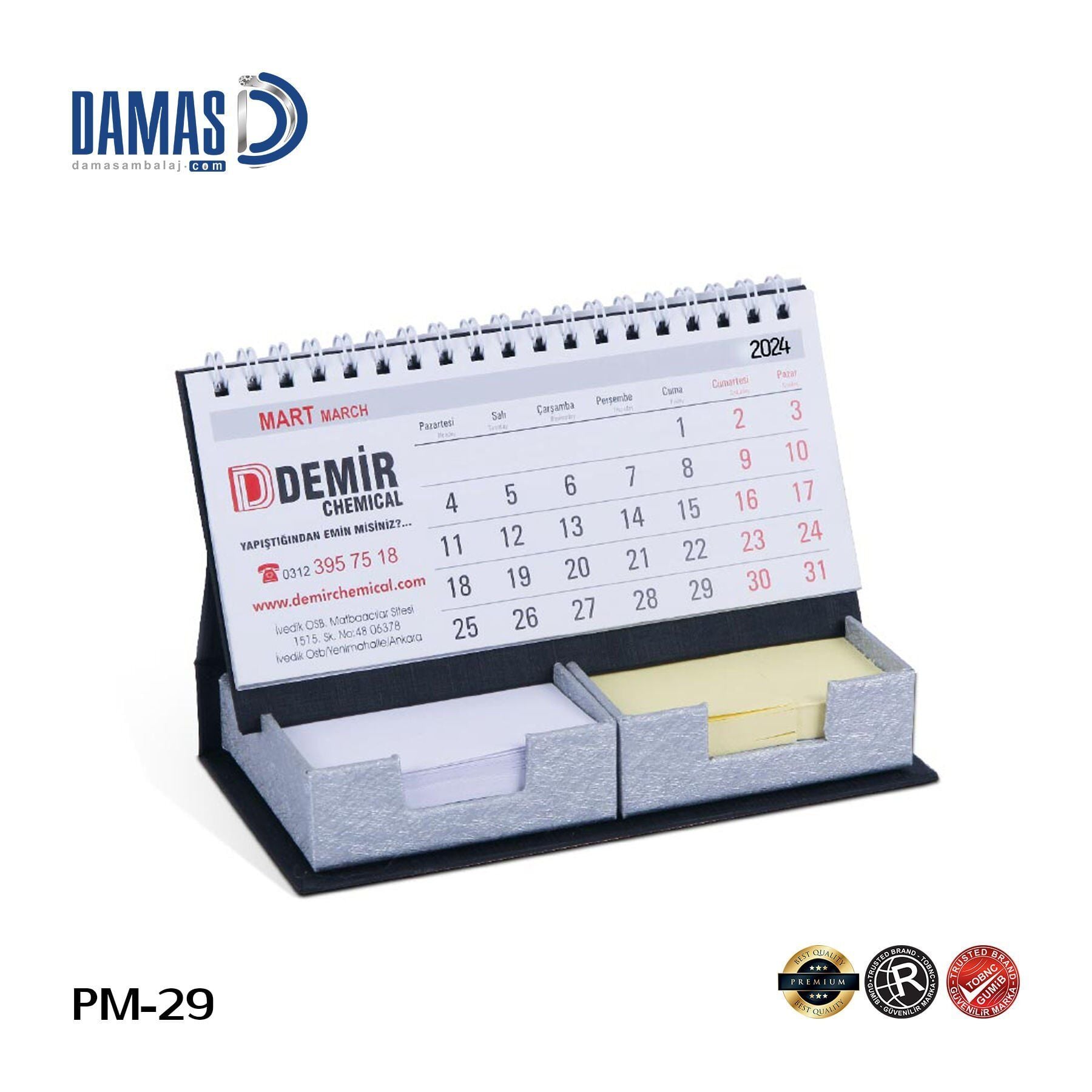 Takvimli Bloknot ( PM-29 ) 500 adet