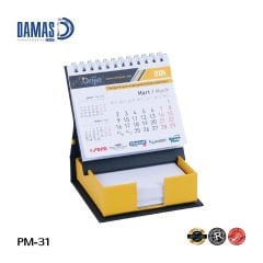  (PM-31 ) تقويم مكتبي مع ورق ملاحظات
