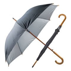 Mangostan Ahşap Saplı Şemsiye (ÖZEL BASKI)