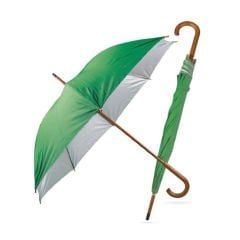 Mangostan Ahşap Saplı Şemsiye (ÖZEL BASKI)