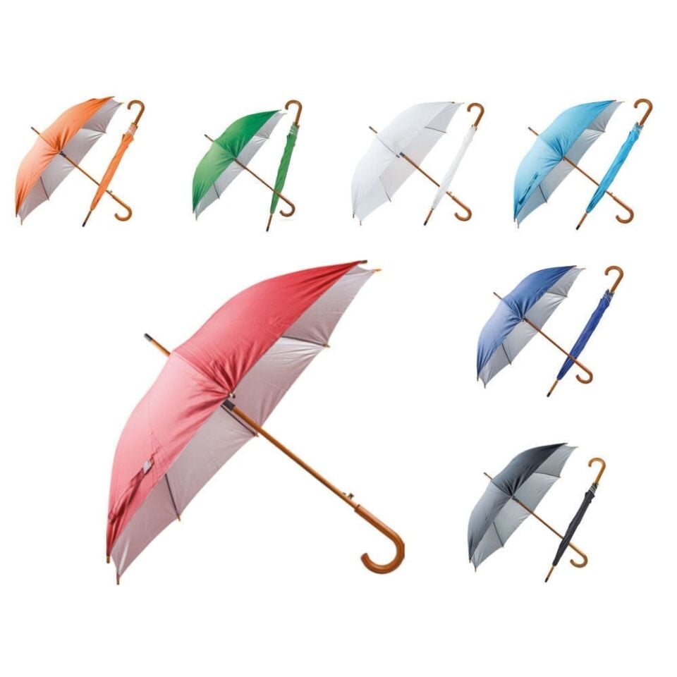 Mangosteen Wooden Handle Umbrella (SPECIAL EDITION)