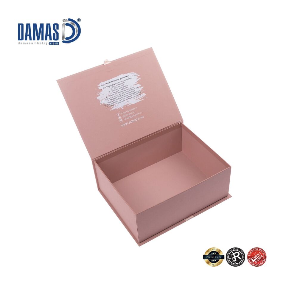 Mukavva Kitap Kutu Kurdeleli (Özel Üretim)