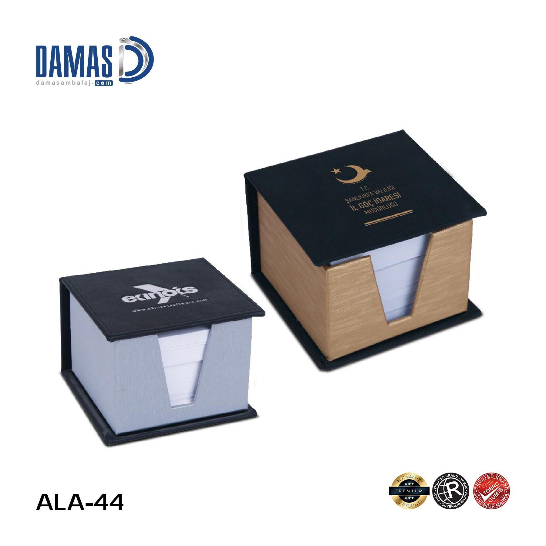 Ciltbezi Sıvamalı Kutulu Küp Bloknot ( ALA-44 )